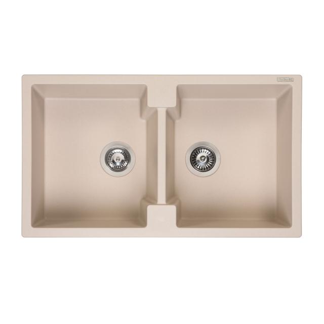 Reginox Amsterdam 20 double kitchen sink metallic beige