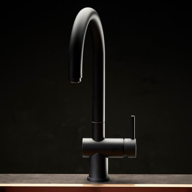 Reginox Yampa single-lever kitchen mixer tap black