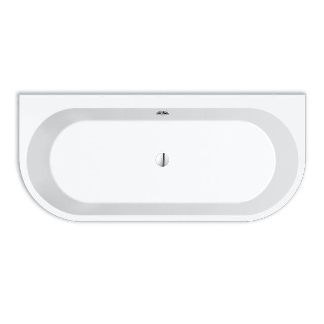 Repabad Livorno back-to-wall bath with panelling white, without filling function