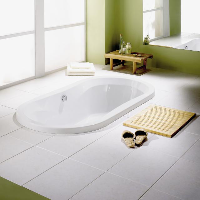 Repabad Pluto oval bath, built-in white