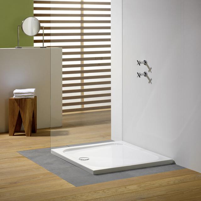 Repabad Riva S square/rectangular shower tray white