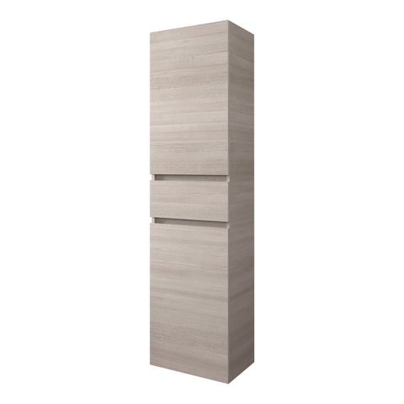 Riho Porto tall unit with 2 doors and 1 pull-out compartment grey oak