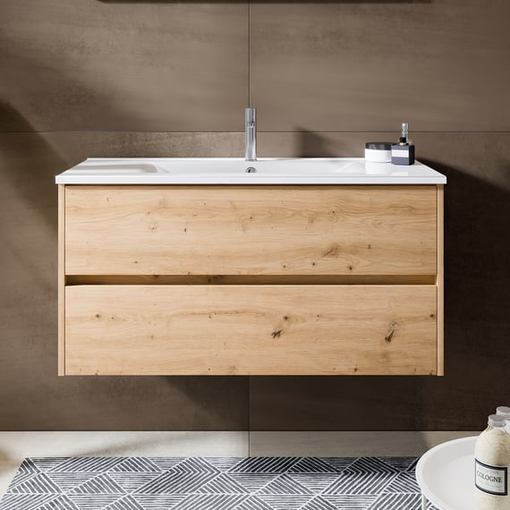 Moderne Bad-Dusch-Armatur | 2 Hahnlöcher Für Dusche & Badewanne, G1/2" Anschluss