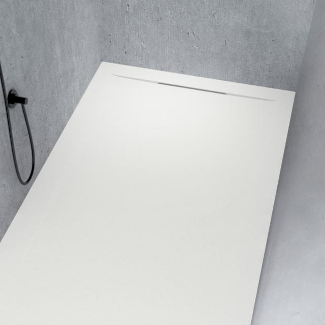 Riho Isola rectangular shower tray matt white