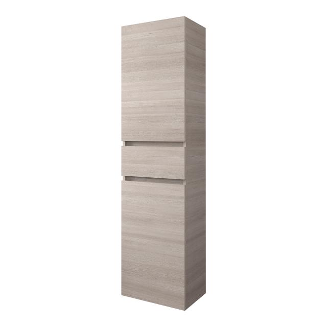 Riho Porto tall unit with 2 doors and 1 pull-out compartment front grey oak / corpus grey oak