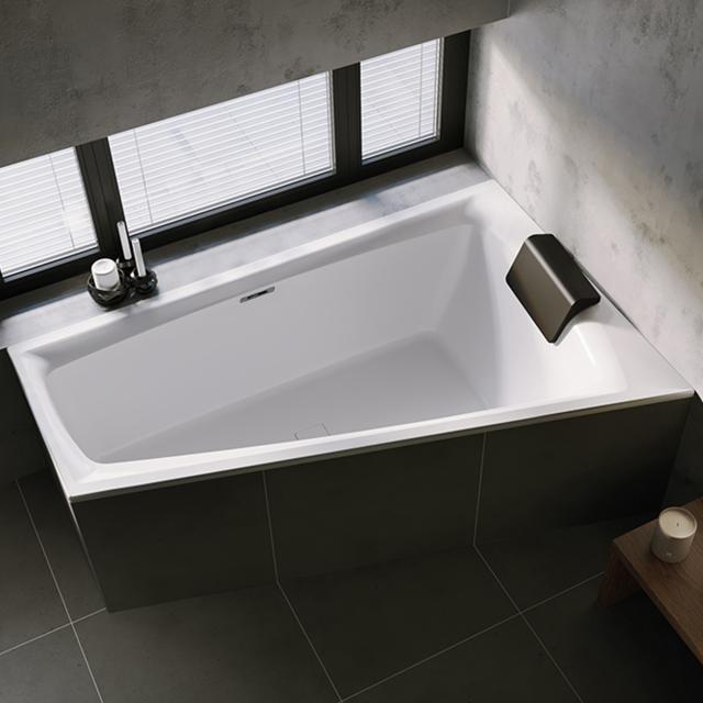 Riho Still Smart corner bath, built-in with filling function