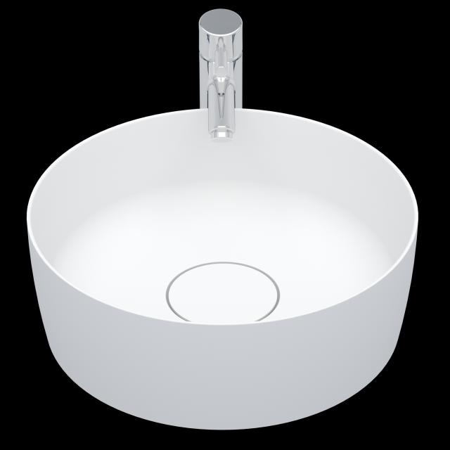 Riho Thin round countertop washbasin