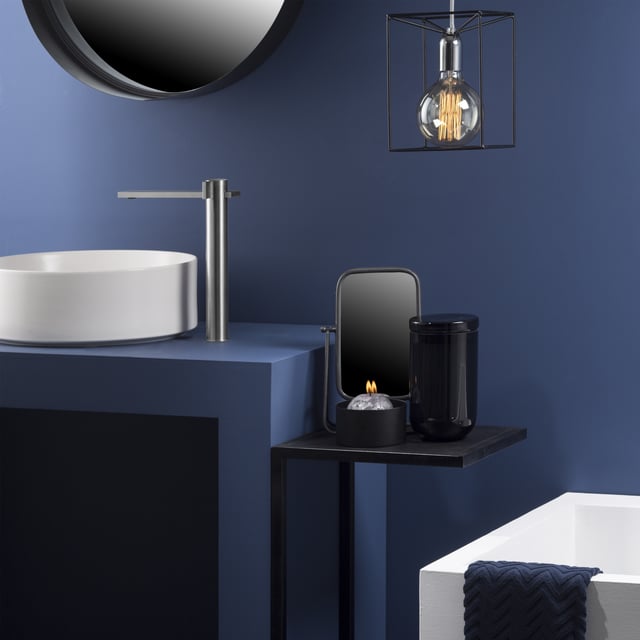 Chiusura a perno per WC in acciaio inox spazzolato da 55 mm - Sicurezza