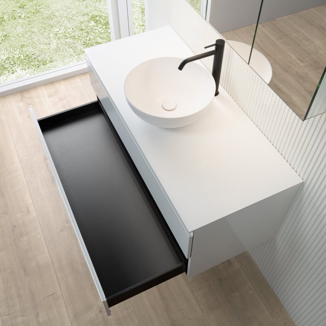 Meuble salle de bain LAVOA 120cm avec lavabo - couleur au choix