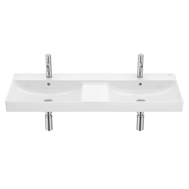 Doppio Lavabo 160 Cm In Ceramica Per Bagno Drop Olympia - 7