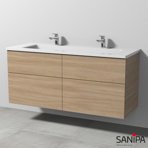 Sanipa 3way Double Washbasin Incl, Double Vanity Unit Ikea