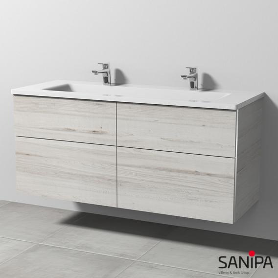 Sanipa 3way Double Washbasin Incl, 50 55 Double Sink Vanity