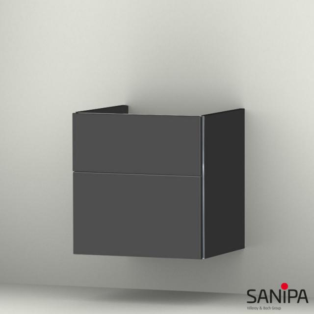 Sanipa 3way vanity unit with 2 pull-out compartments for it! front matt anthracite / corpus matt anthracite