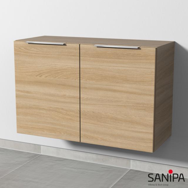 Sanipa 4balance add-on unit with 2 doors front impresso elm / corpus impresso elm