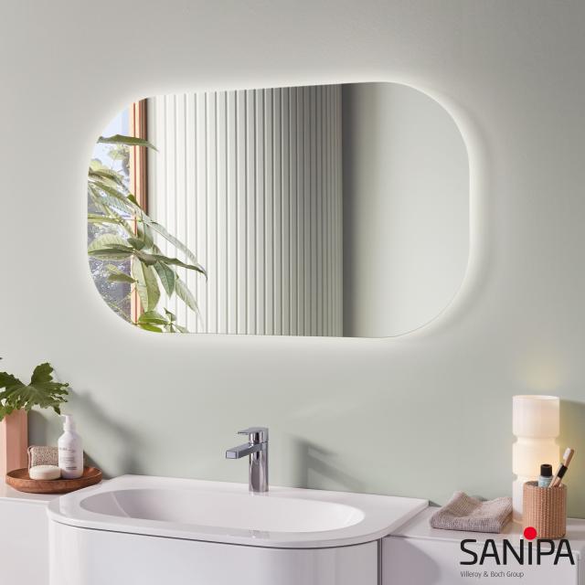Sanipa Reflection LUNA illuminated mirror with LED lighting