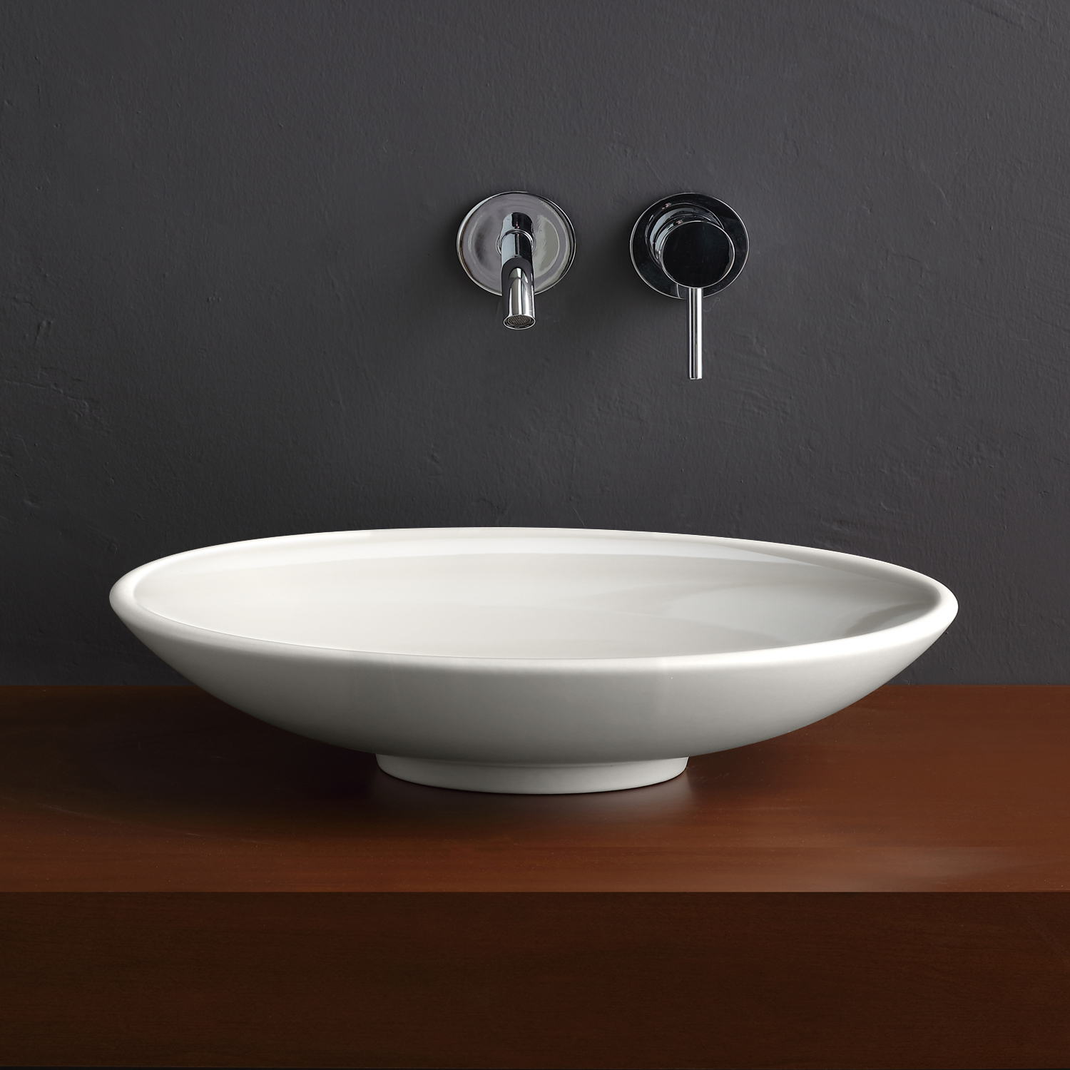 Scarabeo Cup countertop washbasin white - 8044 | REUTER