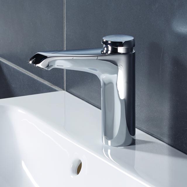 Schell Xeris self-closing basin fitting for cold or mixed water