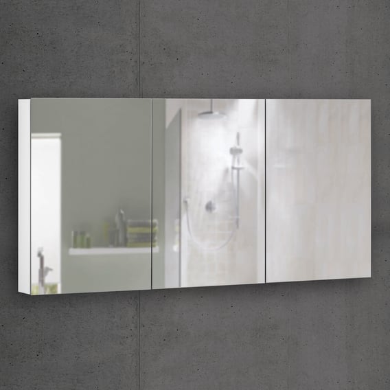 Schneider EASYLINE Comfort mirror cabinet with 3 doors ...