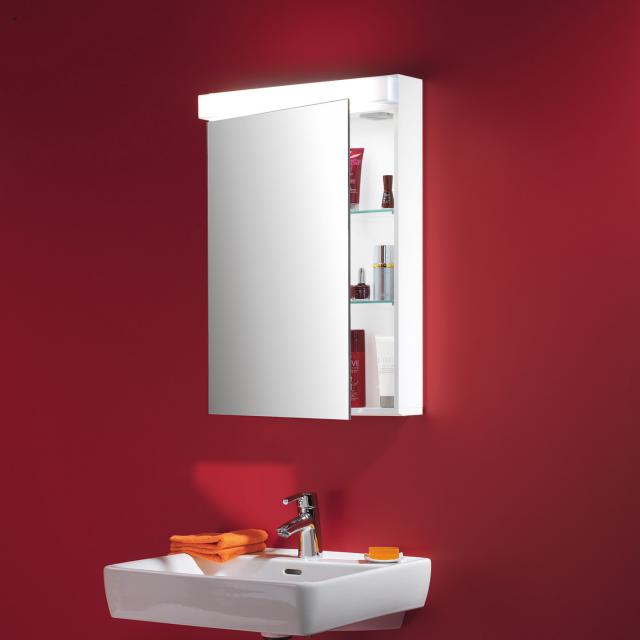 Schneider LOWLINE FL LED mirror cabinet with lighting and 1 door