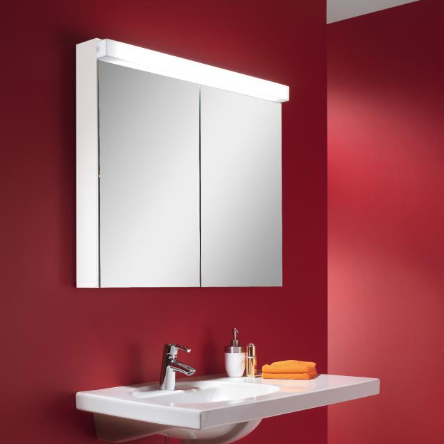 Schneider LOWLINE mirror cabinet with lighting and 2 doors