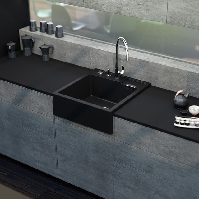 Blanco Zenar lavello da cucina antracite opaco - 523781