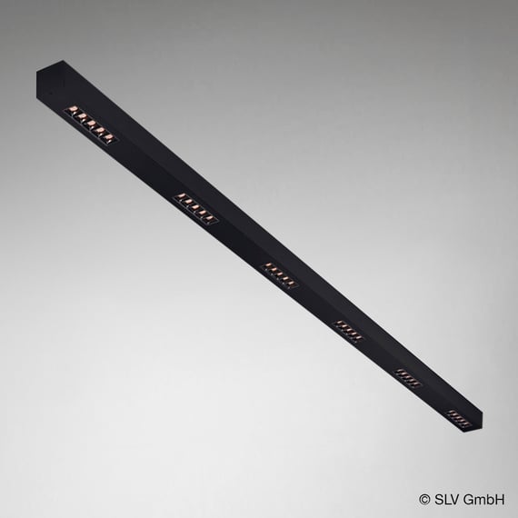 SLV Incasso DL 126 LED, Stelo, faretto, Lampada da soffitto / 3000K