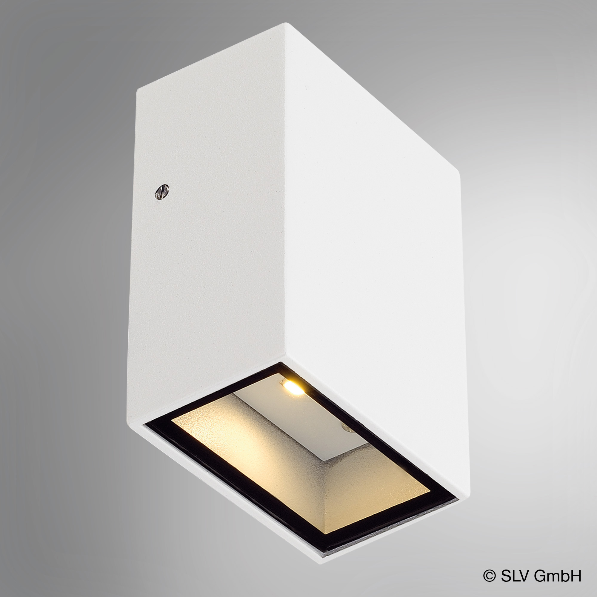 SLV Lighting Quad 1 WHITE LED Integrated Wall Sconce WHITE 232461U 