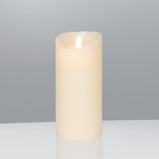 Sompex Flame LED real wax candle with timer, remote controllable, medium