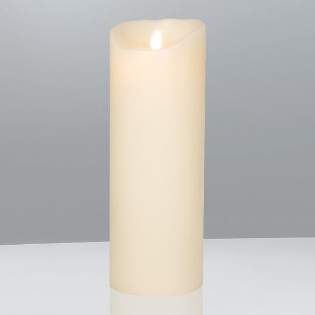 Sompex Flame LED real wax candle with timer, remote controllable, large