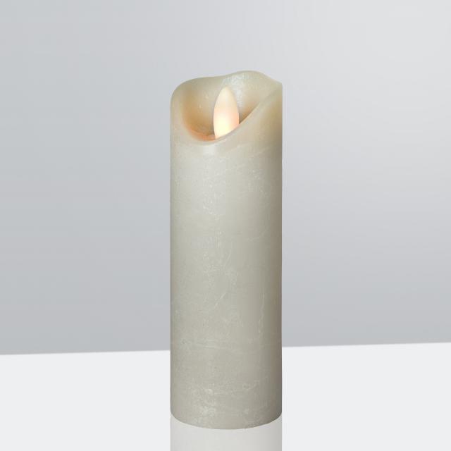 Sompex Shine LED real wax candle with timer, remote controllable, slim