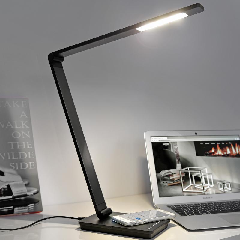 Sompex Uli Phone Lampe de table LED avec fonction de rechargement et variateur, 79018