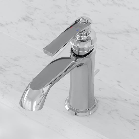 Mera Waschtischarmatur Chrom – Einhebel-Mono-Block Mit Ablaufgarnitur, Modernes Design Fürs Badezimmer