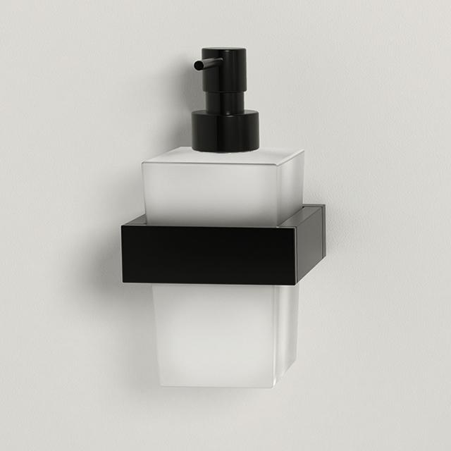 Steinberg Serie 460 Distributeur de savon noir mat/blanc satiné