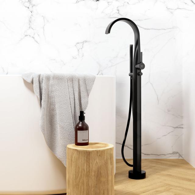 Steinberg Series 280 freestanding bath/shower mixer matt black