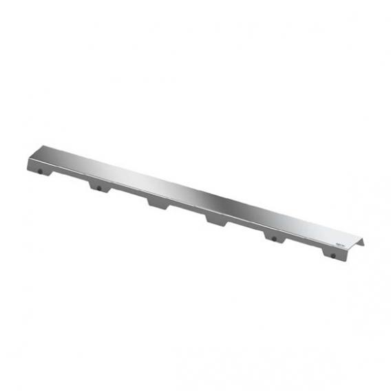 TECE drainline design grate "steel II" for drain, straight polished stainless steel, L: 70 cm