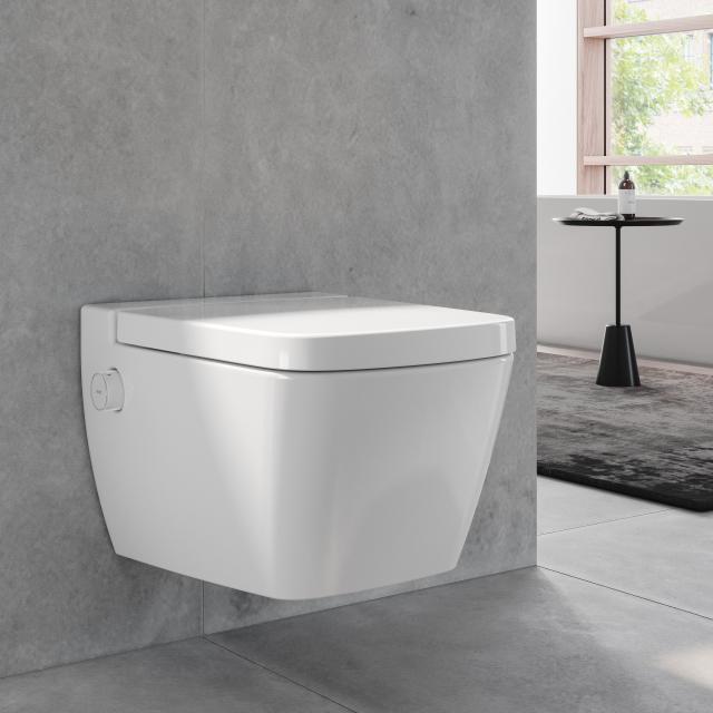 TECE one wall-mounted washdown toilet, with shower function SET, with toilet seat
