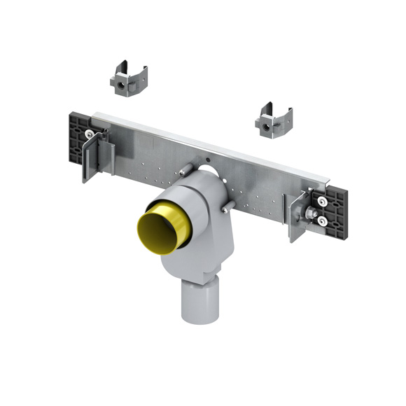 TECE profil connection unit for washbasin with flush-mounted odour trap