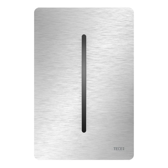 TECE solid urinal electronics, mains operated brushed stainless steel