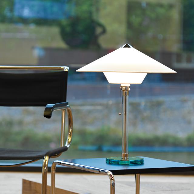 TECNOLUMEN Wagenfeld WG 28 table lamp, bottom shade conical