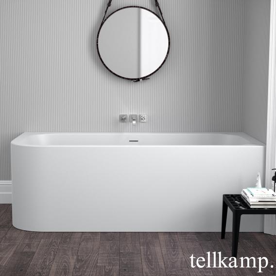 Tellkamp Thela corner whirlbath with panelling matt white