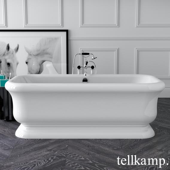 Tellkamp Vintage freestanding rectangular bath white gloss