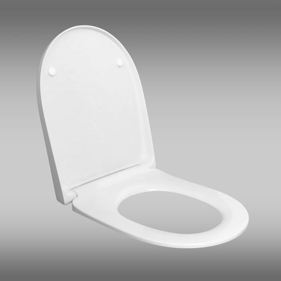 Geberit Acanto Abattant WC avec couvercle TopFix avec frein de chute et  déclipsable blanc