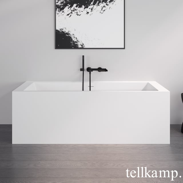 Polysan Pannello laterale profondo per vasca da bagno - 750x1650 mm, vetro trasparente (MD3116