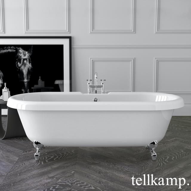 Tellkamp Antiqua freestanding oval bath white gloss, panel white gloss