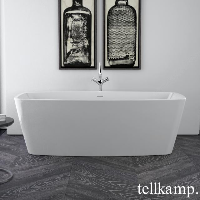 Tellkamp Art freestanding rectangular bath white gloss