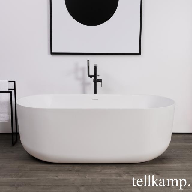 Tellkamp Bella freestanding oval bath matt white, panel matt white