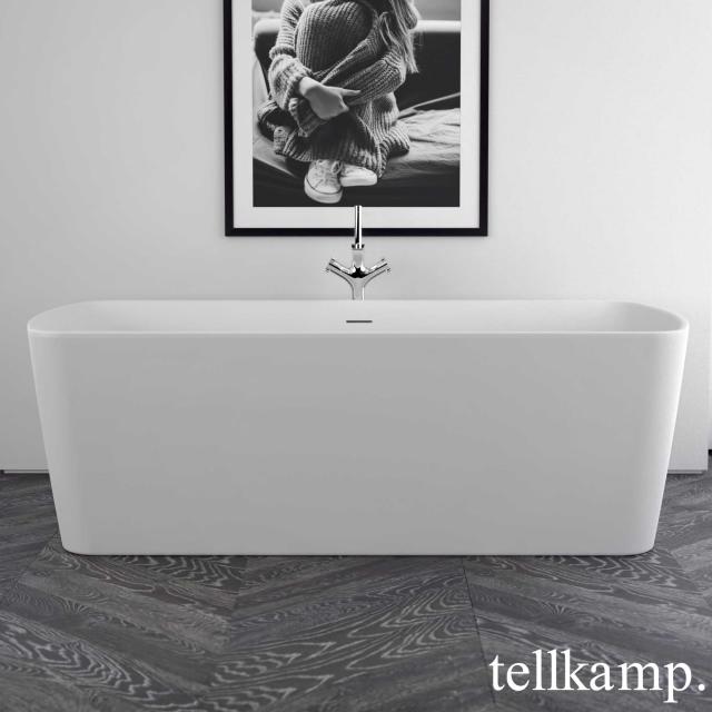 Tellkamp Komod freestanding rectangular bath matt white, without filling function