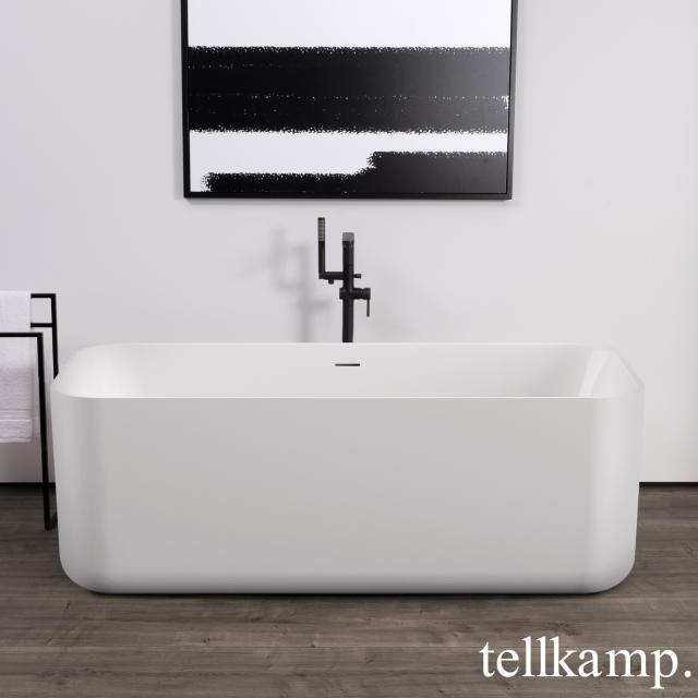 Tellkamp Piacere freestanding rectangular bath white gloss, panel white gloss