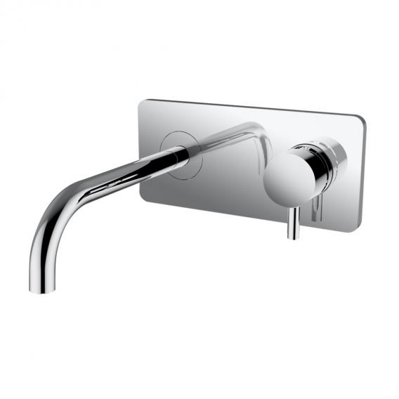 Teorema JABIL wall-mounted basin fitting, projection: 220 mm, for concealed installation unit chrome