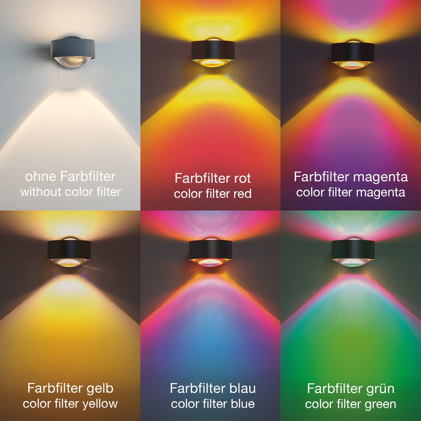 Top Light Puk Mini Choice Puk Choice Applique murale, LED intensité ...